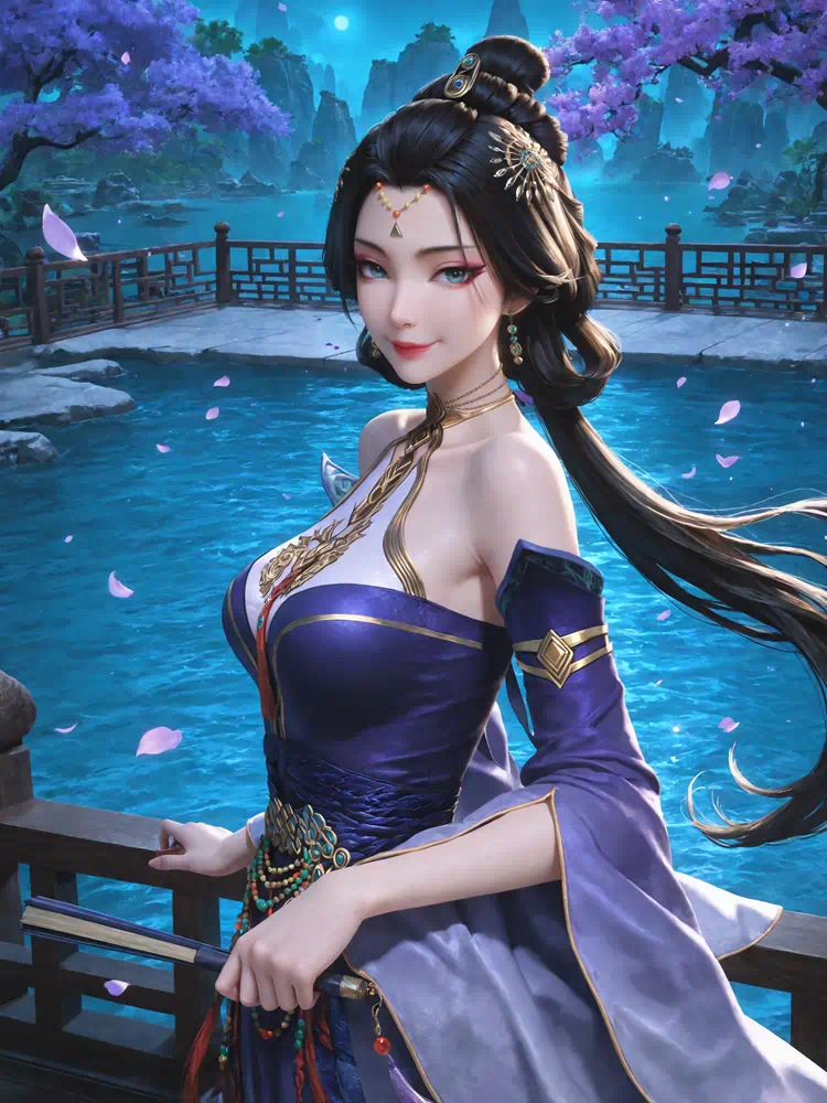 凡人修仙传动画人物范静梅高清壁纸素材图片,AI国漫女神系列-诺瓦小站